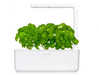 Click and Grow Smart Garden 3 chytrý květináč + 3ks kapsle  se semínky Barva: Bílá