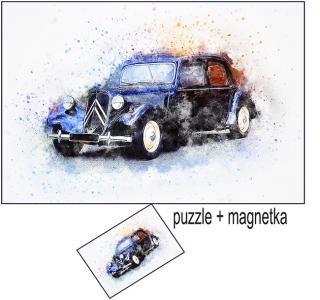 WOODEN PUZZLE EKO -  Oldtimers Cars -2