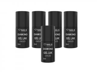 Diamond gel lak sada 4+1 GEL LAK ZDARMA!