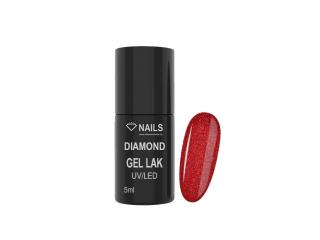 Gel lak Stay Color 190, 5ml - třpytivá červená | DiamondNails.cz