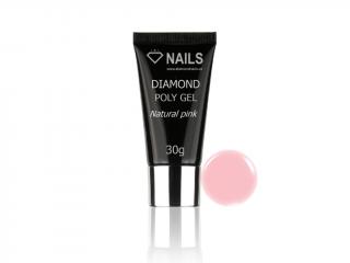 Polygel v tubě Diamond, 30g - Natural pink