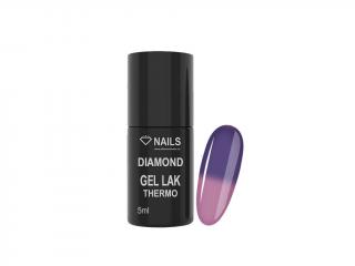 Thermo gel lak Diamond T004, 5ml - levandule/jemná fialková