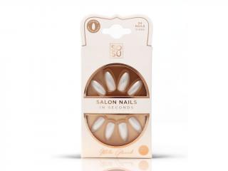 Umělé nalepovací nehty, 24kusů - Milk Glazed | DiamondNails.cz