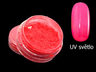 UV pigment na nehty č.109 - neonově korálová