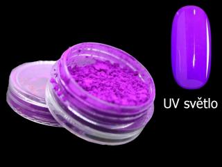 UV pigment na nehty č.110 - neonová fialová