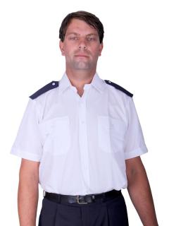 Košile bílá KR (včetně nárameníků) M - 47