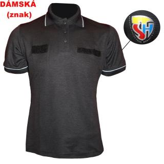 Polokošile modrá KR - dámská, se znakem, tm. modrá - XL
