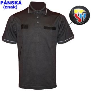 Polokošile modrá KR - pánská, se znakem, tm. modrá - XL