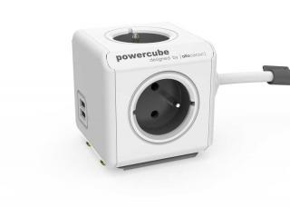 POWERCUBE Extended USB bílá/šedá