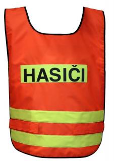 Vesta reflexní nápis HASIČI dle normy GŘ