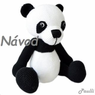 Návod na Pandu "Lenyho" (Panda Leny, návod na háčkování)