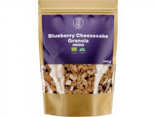 BrainMax Pure Blueberry Cheesecake Granola, Borůvky a Bílá čokoláda, BIO, 400 g