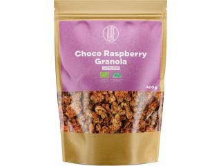 BrainMax Pure Choco Raspberry Granola, granola s čokoládou a malinami, BIO, 400 g