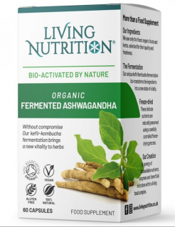 Living Nutrition ASHWAGANDHA - Fermentovaná ašvaganda 60 kapslí