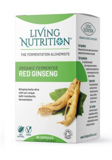 Living Nutrition - Fermetovaný BIO červený Ženšen 60 kapslí