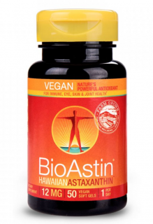 Nutrex Havajský astaxanthin Vegan 12 mg, 50 kapslí