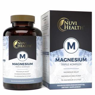 Nuvi Health Magnesium Triple komplex 750mg - 240 kapslí