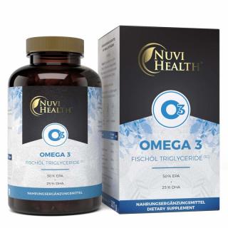 Nuvi Health Omega 3 - EPA 500mg + DHA 250mg - 240 tobolek