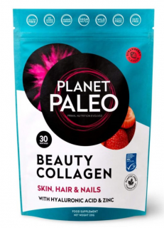 PLANET PALEO Beauty Collagen - Mořský kolagen jahodový koktejl