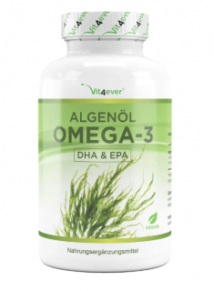 Vit4ever Algae Oil Omega 3 - 100% rostlinný a veganský olej z řas ks: 120 kapslí