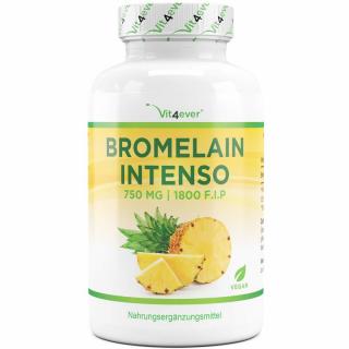 Vit4ever Bromelain Intenso - 750 mg (1800 FIP) - 120 kapslí