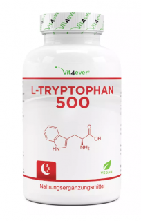 Vit4ever L-Tryptophan 500 mg - Tryptofan 365 kapslí