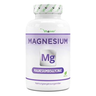 Vit4ever Magnesium Bisglycinát - Hořčík 775 mg, XL balení ks: 240 kapslí