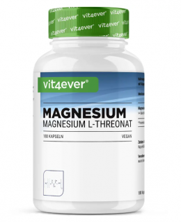 Vit4ever Magnesium L-Threonat - L-treonát hořečnatý, 180 kapslí