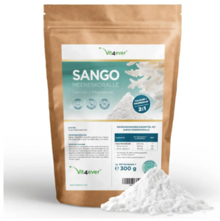 Vit4ever Sango sea coral - 300 g čistý prášek bez přísad