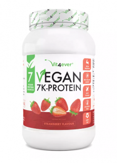 Vit4ever Vegan 7K Protein - Jahoda 1 kg