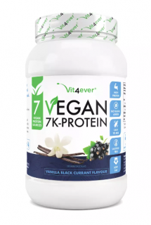 Vit4ever Vegan 7K Protein - Vanilka - černý rybíz 1 kg