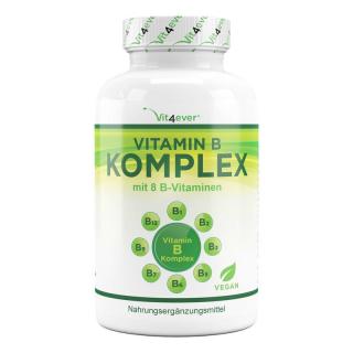 Vit4ever Vitamín B komplex - 8 vitamínů skupiny B - 365 tablet