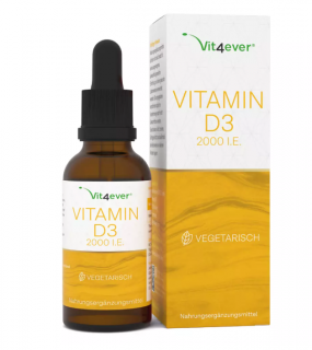 Vit4ever Vitamin D3 - 2000 IU na kapku (70 ml)