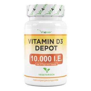 Vit4ever Vitamin D3 Depot 10 000 IU 365 tablet