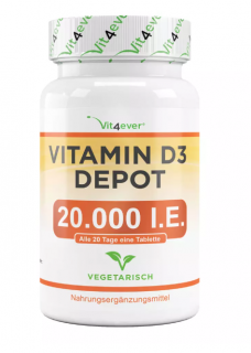 Vit4ever Vitamin D3 Depot 20 000 IU 240 tablet