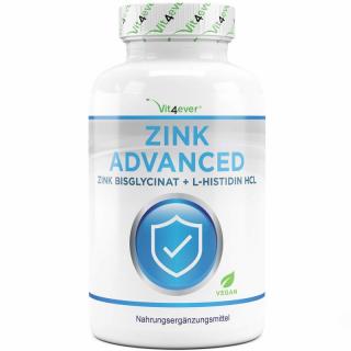 Vit4ever Zinek Advanced - Zinek bisglycinát + L-histidin  400 tablet