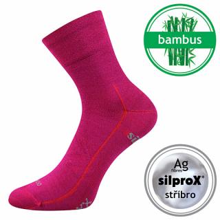 Bambusové ponožky VoXX Baeron fuxia Velikost: 35-38 (23-25)