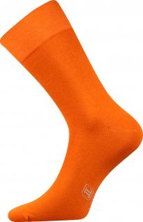 Jednobarevné ponožky Lonka Decolor oranžové Velikost: 39-42 (26-28)