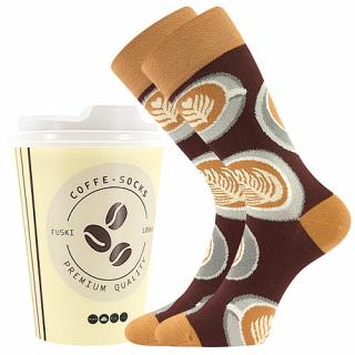 Lonka Coffee socks ponožky hnědé Velikost: 38-41 (dámská)