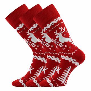 Lonka Twidor veselé ponožky vánoce 3 pack Velikost: 43-46 (29-31)