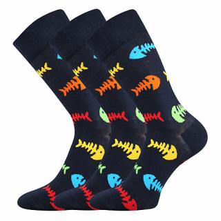 Lonka Twidor vtipné ponožky ryby 3 pack Velikost: 39-42 (26-28)