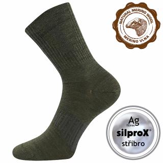 Ponožky VoXX Powrix khaki Velikost: 39-42 (26-28)