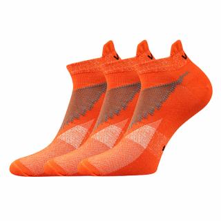 Sportovní ponožky VoXX Iris oranžové - 3 pack Velikost: 35-38 (23-25)