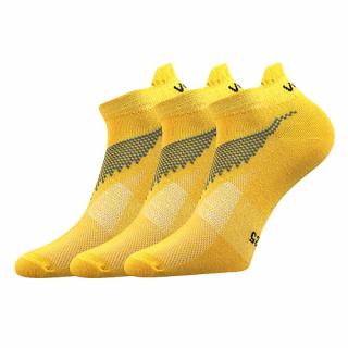 Sportovní ponožky VoXX Iris žluté - 3 pack Velikost: 35-38 (23-25)