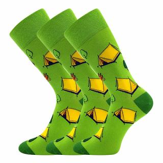 Veselé ponožky Lonka Twidor kemp 3 pack Velikost: 39-42 (26-28)