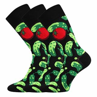 Veselé ponožky Lonka Twidor okurky 3 pack Velikost: 35-38 (23-25)