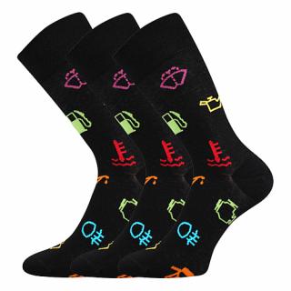 Veselé ponožky Lonka Twidor signály 3 pack Velikost: 39-42 (26-28)