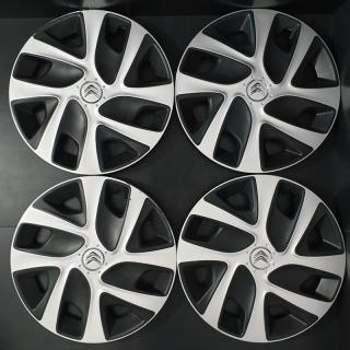 Originální poklice Citroen 16" DS3, DS4. C5 (použité) (Kryty kol Citroen R16 (výborný stav))