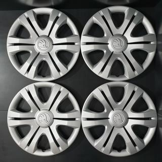 Originální poklice Škoda 15" Fabia, Rapid (použité) (Kryty kol Škoda R15 (velmi dobrý stav))