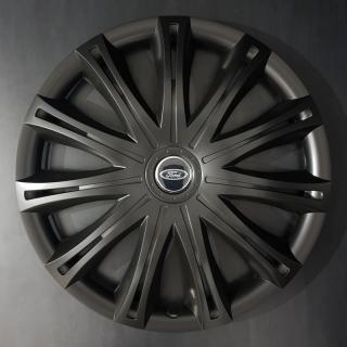 Univerzální poklice Ford 17" Black (Kryt kola se znakem Ford R17, černý)